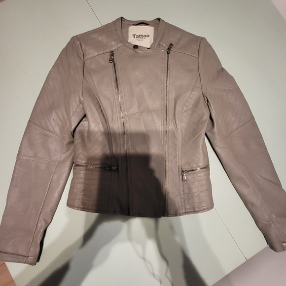 Tattoo brand - Faux Leather Spring Moto Jacket - size small - Picture 4 of 4